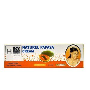 H20 Natural Papaya Tube Cream 1.76oz/50g